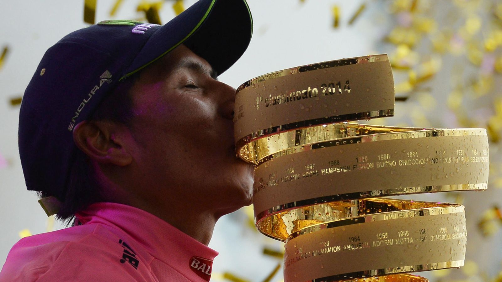 Foto: Nairo ganó el Giro en 2014 (Gian Mattia D'Alberto/AP).