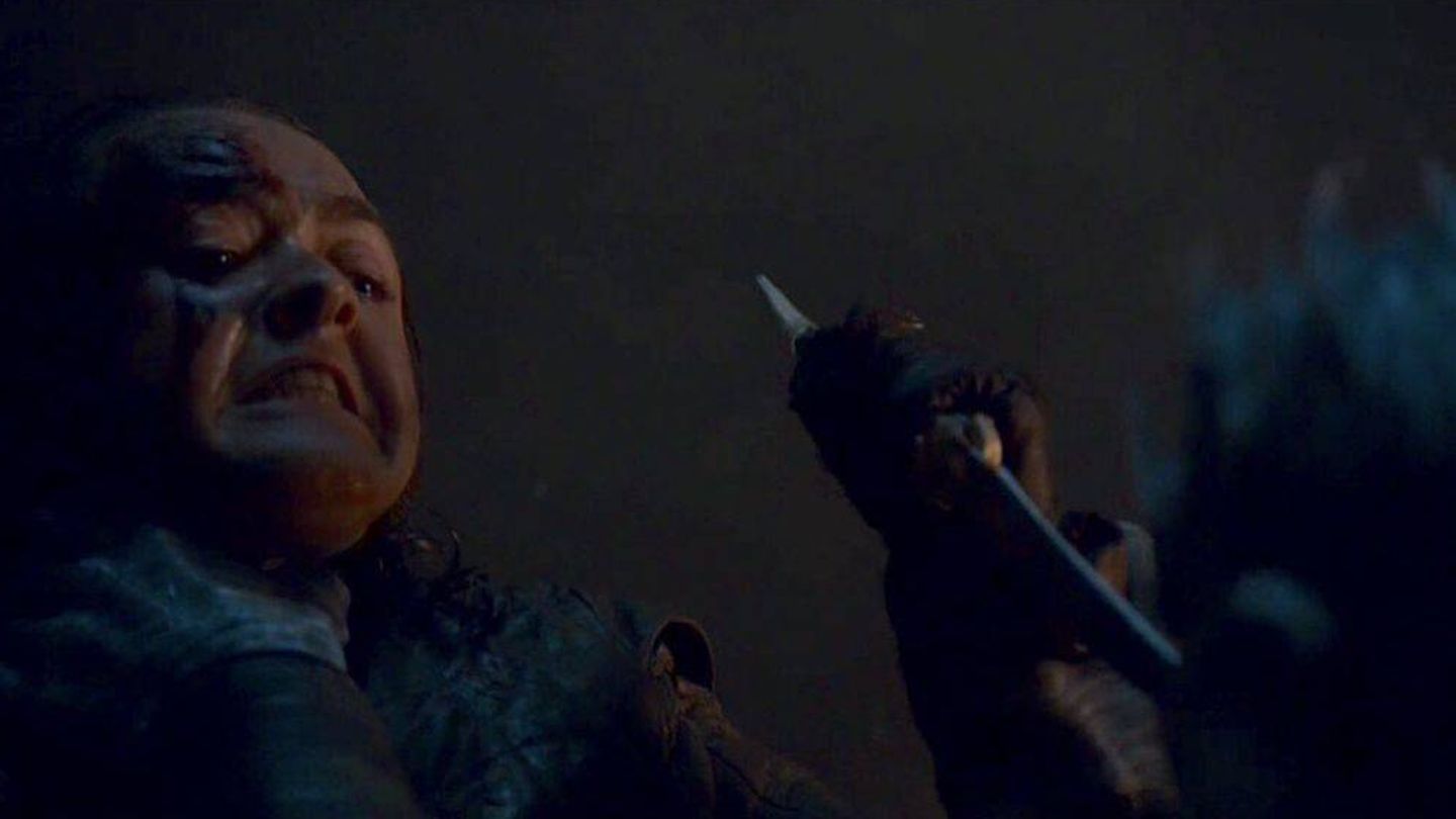 Arya Stark acaba con el Rey de la Noche. (HBO)