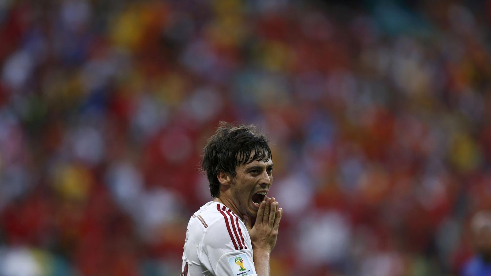Foto: La reacción de Silva tras fallar su gran ocasión contra Holanda en el Mundial (REUTERS/Marcos Brindicci).