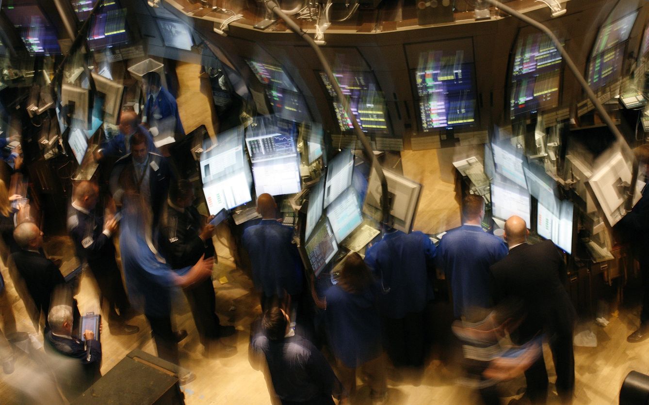 Trabajadores de la Bolsa de Nueva York el 19 de septiembre de 2008 (Reuters).