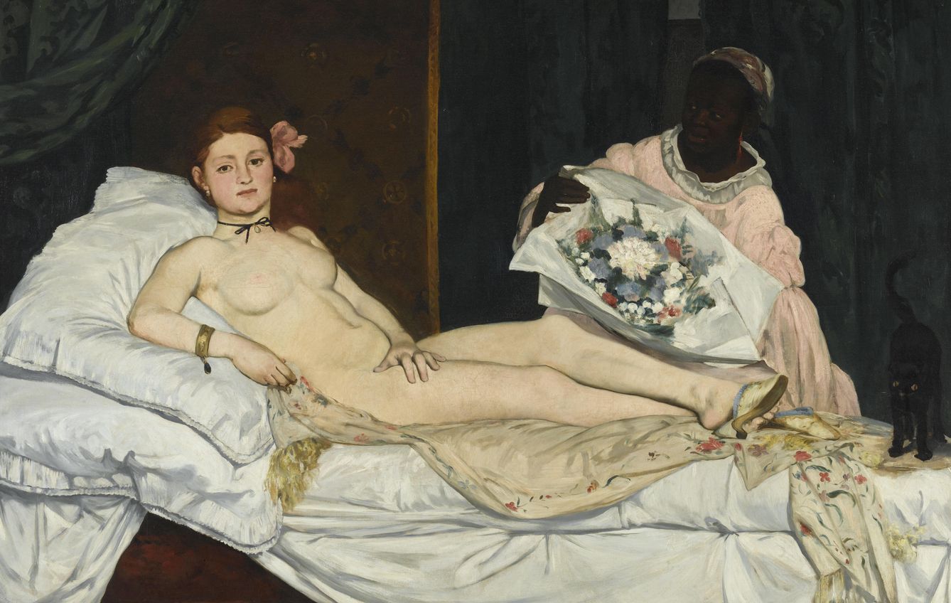 'Olympia', de Manet, expuesta en el Muso de Orsay de París