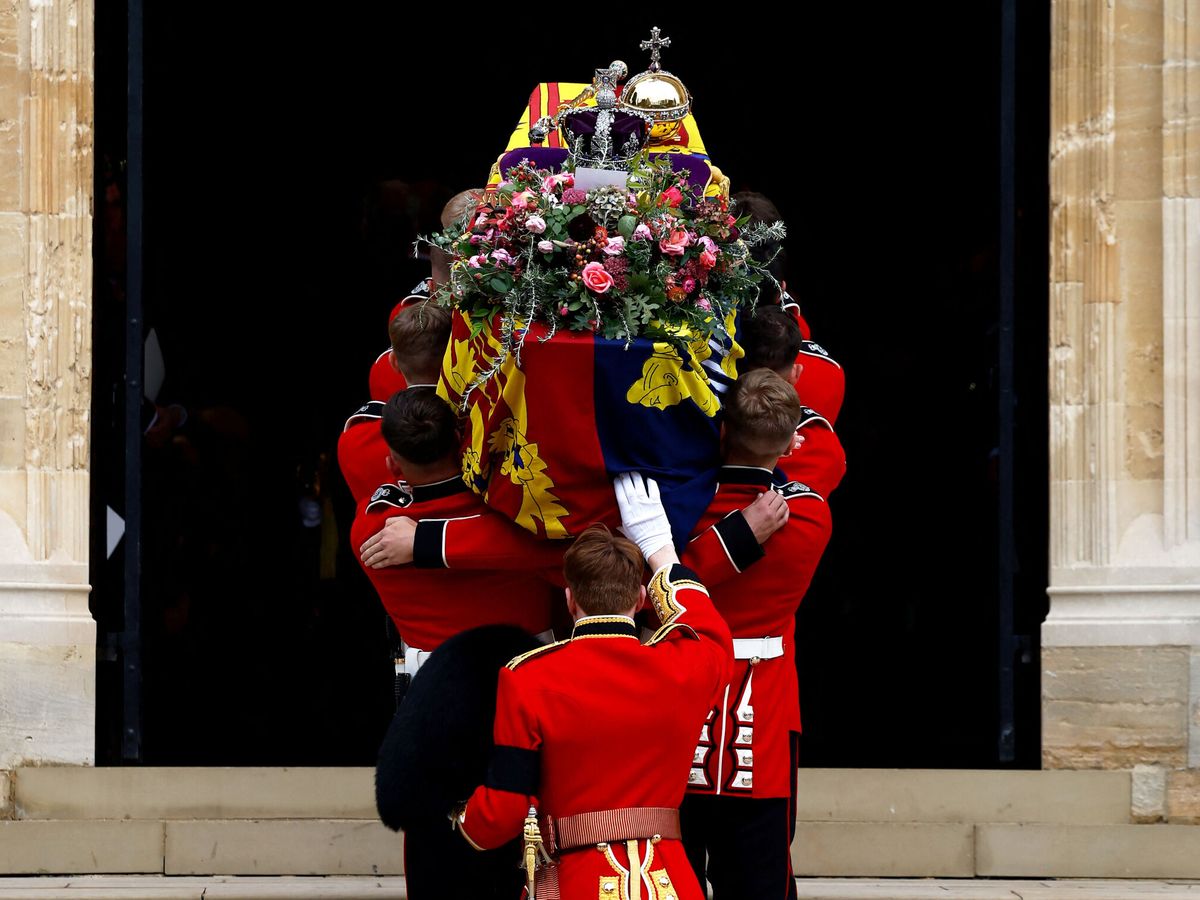 Foto: Funeral de Estado y entierro de la reina Isabel. (Reuters/Pool/ Jeff J Mitchell)