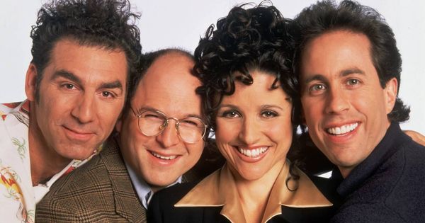 Foto: Imagen del reparto de 'Seinfeld'. (NBC)