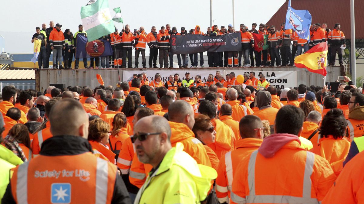 Estibadores de Algeciras: "¡Ni un paso atrás!"