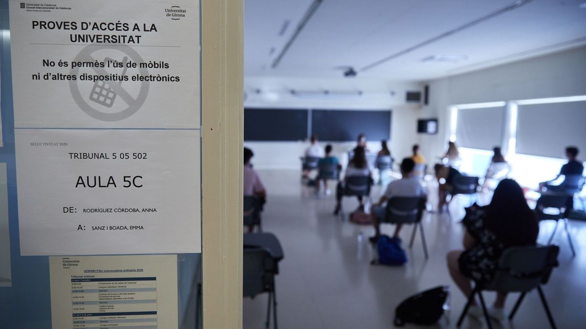 La Selectividad comienza en Cataluña con la novedad del formulario sobre lenguas