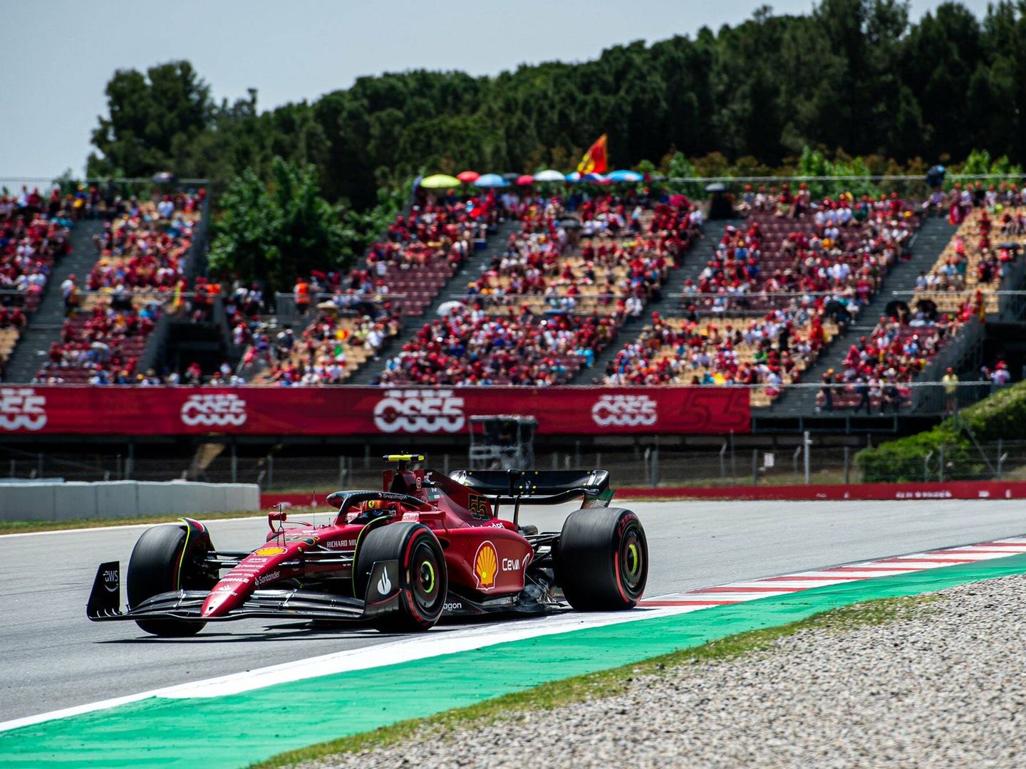 Carlos Sainz no pudo brindar su deseada primera pole a su afición (FOTO: Ferrari)