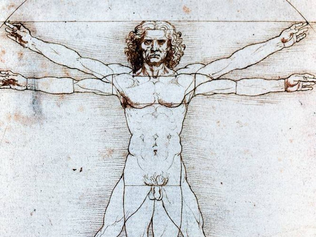 Foto: El hombre de Vitruvio, uno de los dibujos más conocidos de Leonardo. (CC/Wikimedia Commons)