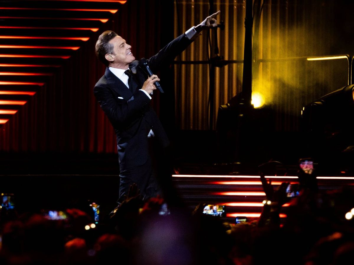 Foto: El cantante Luis Miguel, en su concierto de Buenos Aires. (Getty)