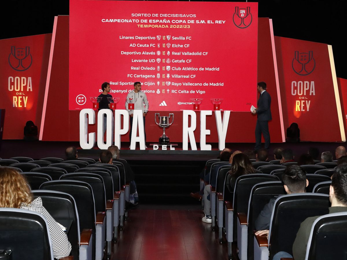 Foto: Sorteo de dieciseisavos de Copa del Rey. (EFE/RFEF/Eidan Rubio).
