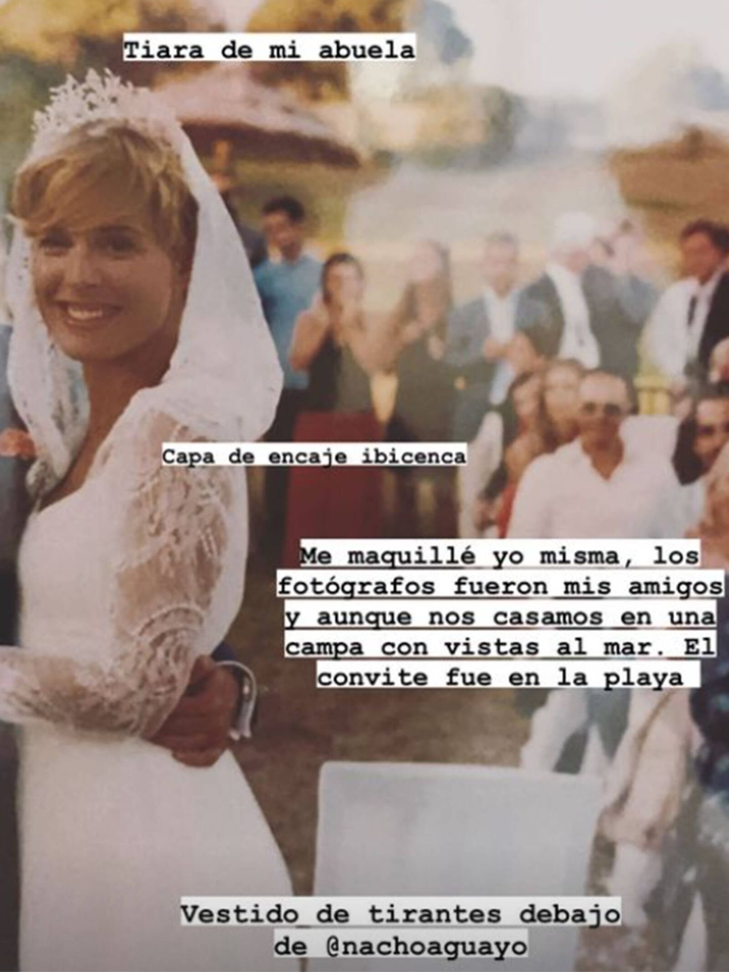 Tania Llasera revela detalles del día de su boda en redes sociales. (Instagram @taniallasera)