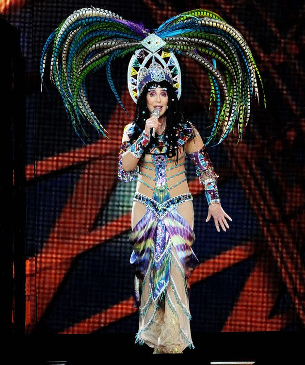 Cher en un concierto con Cyndi Lauper (Getty Images).
