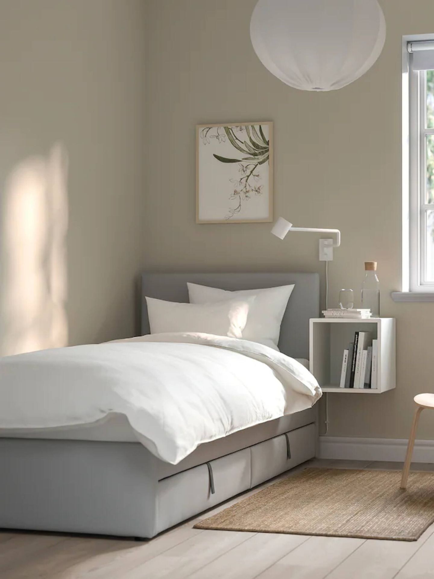 Esta cama de Ikea es el mueble ideal para dormitorios pequeños y ordenados. (Cortesía/ Ikea)