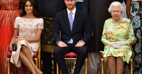 Foto: Los duques de Sussex y la reina Isabel en una imagen de archivo. (Reuters)