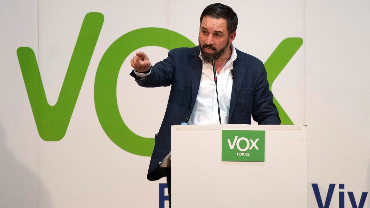 El presidente de Vox, Santiago Abascal. (EFE)