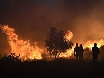 Foto de                         El incendio de Zaragoza arrasa 50 kilómetros y desalojan a 1.300 vecinos            