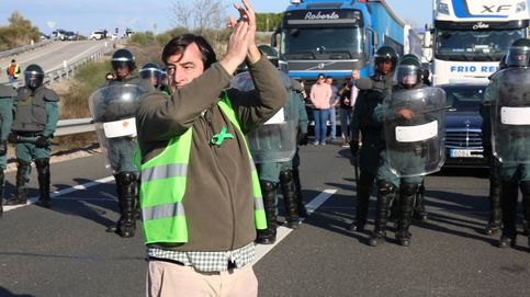 El campo da cariño a los antidisturbios: Esto no es Cataluña. Aquí no queremos palos