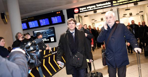 Foto: Puigdemont, en su último viaje fuera de Brusela, a Copenhague. (EFE)