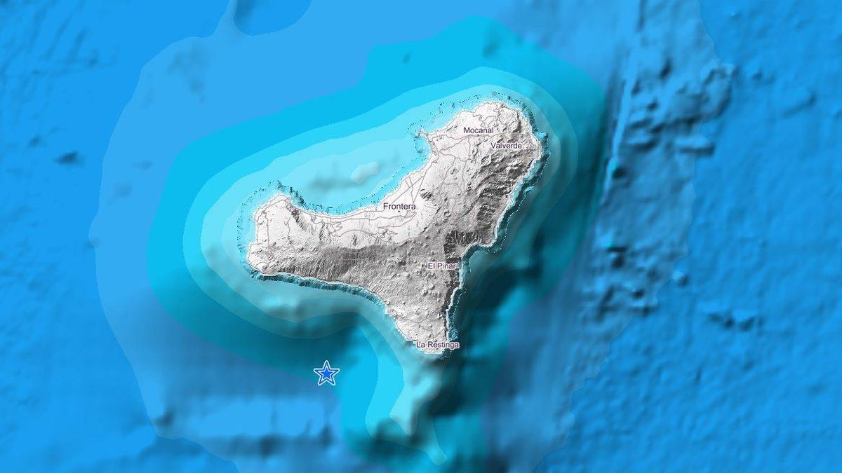 Registrado un ligero terremoto de magnitud 3.1 en la isla de El Hierro