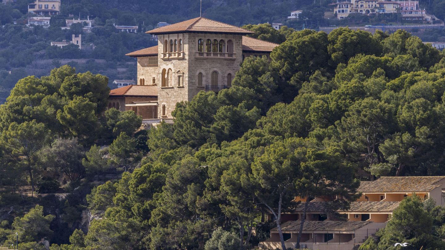Una imagen del palacio de Marivent, en Palma de Mallorca. (EFE)