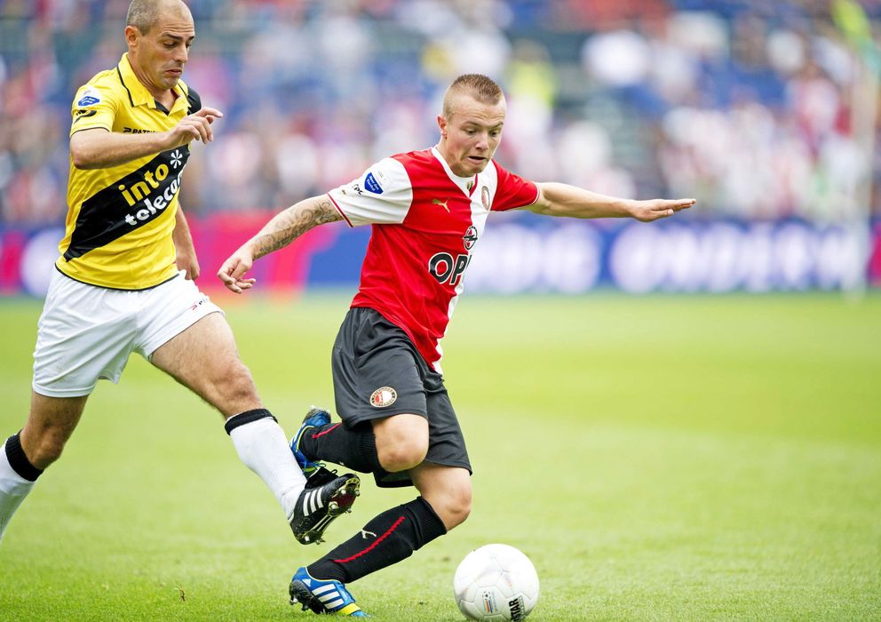 Foto: Jordy Clasie, durante un  partido con el Feyenoord (EFE)