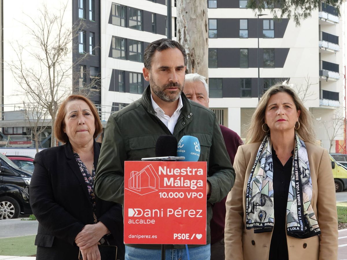 Foto: Daniel Pérez, candidato del PSOE a la alcaldía de Málaga. (PSOE de Málaga)