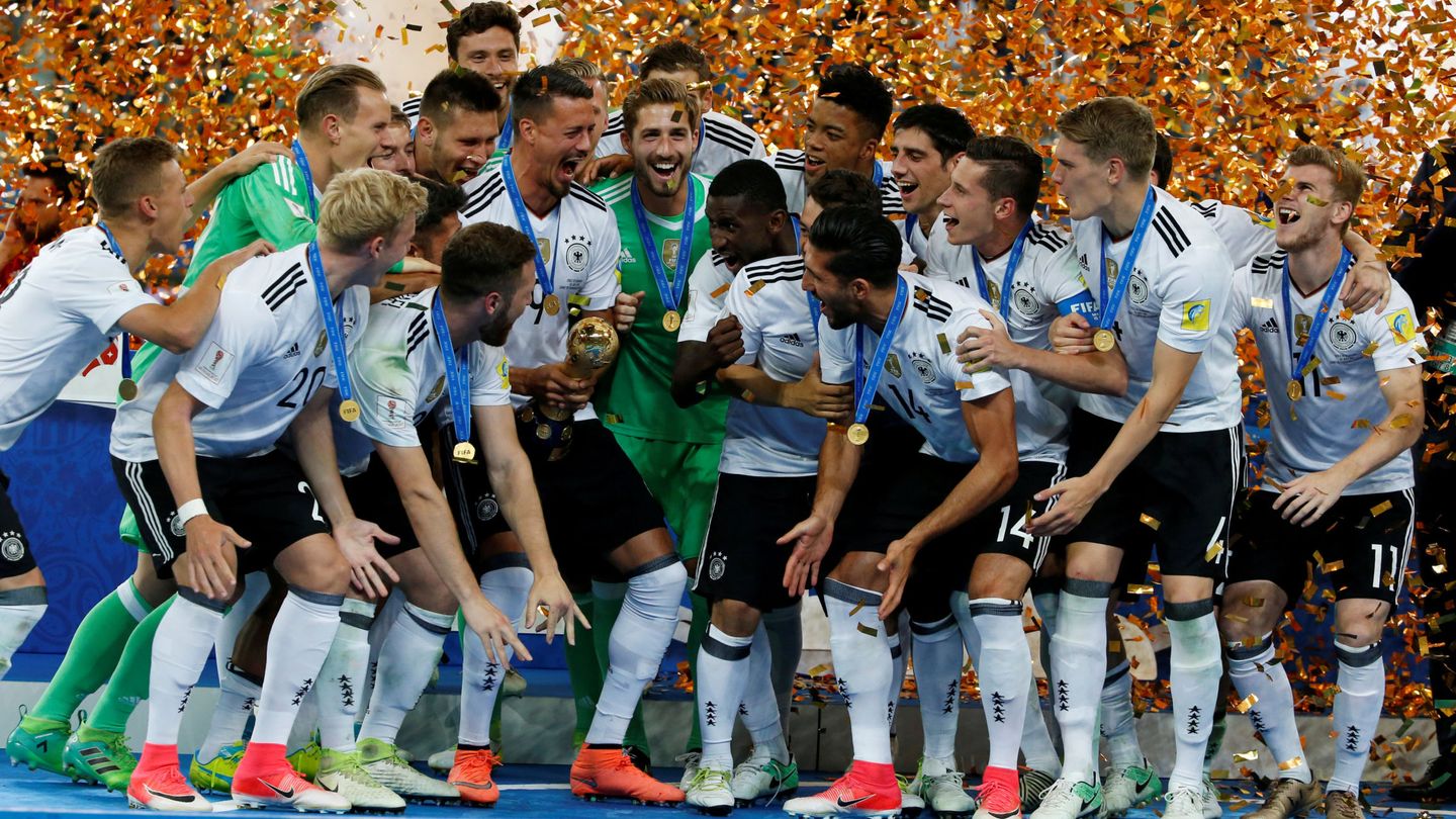 Alemania ganó la Copa Confederaciones de 2017 con un equipo lleno de jugadores jóvenes. (Reuters)