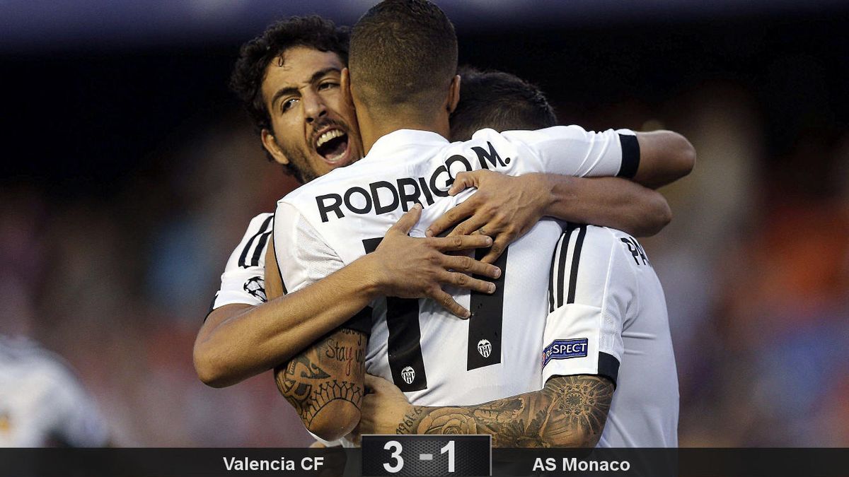 El Valencia (con nuevo toque a Nuno y algún fantasma) roza la Champions League