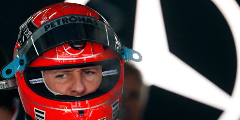 Foto: La estrella de Schumacher se extingue en las tinieblas de sus resultados