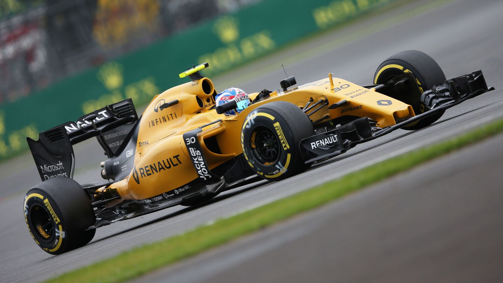 Foto: El piloto de Renault Jolyne Palmer durante el pasado GP de Gran Bretaña.
