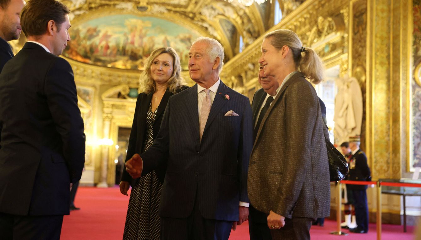 Carlos III en el Senado de París. (Reuters)