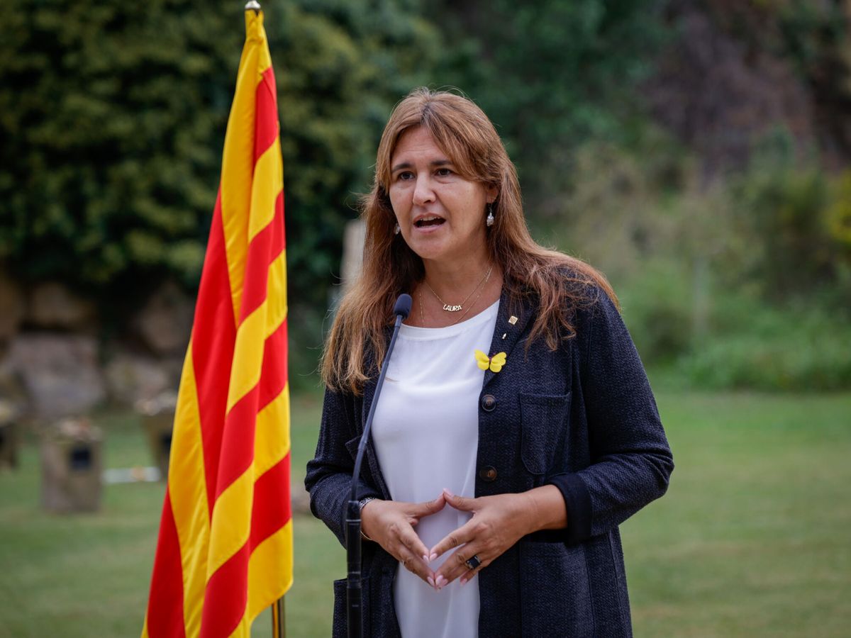 Foto: La presidenta de JxCAT, Laura Borràs. (Europa Press/Kike Rincón)