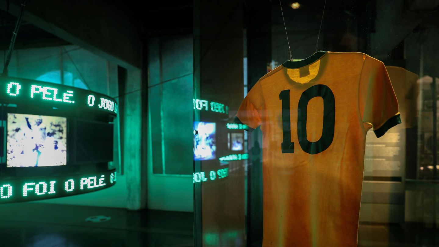 El 10 siempre fue el número de Pelé en la selección. (EFE/Rodrigo Guimaraes)