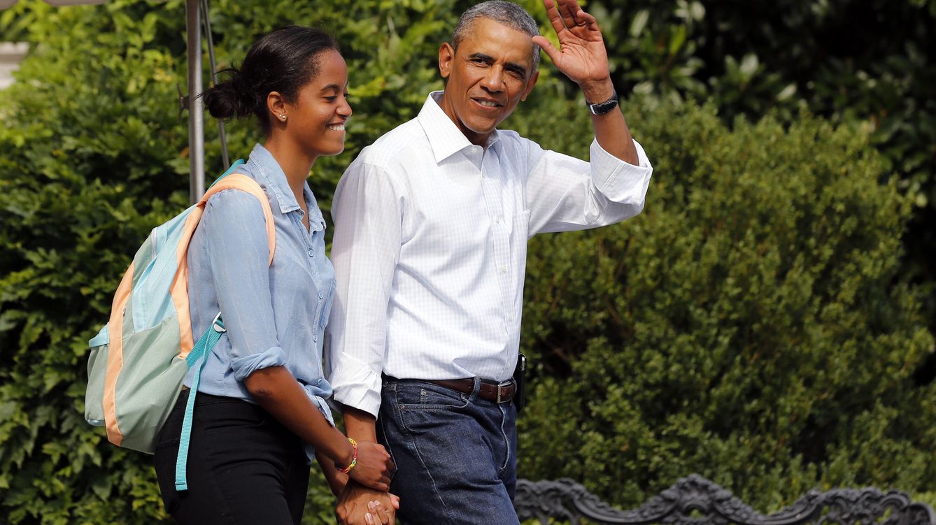 Foto: El presidente Obama junto a su hija Malia el pasado agosto (Reuters)