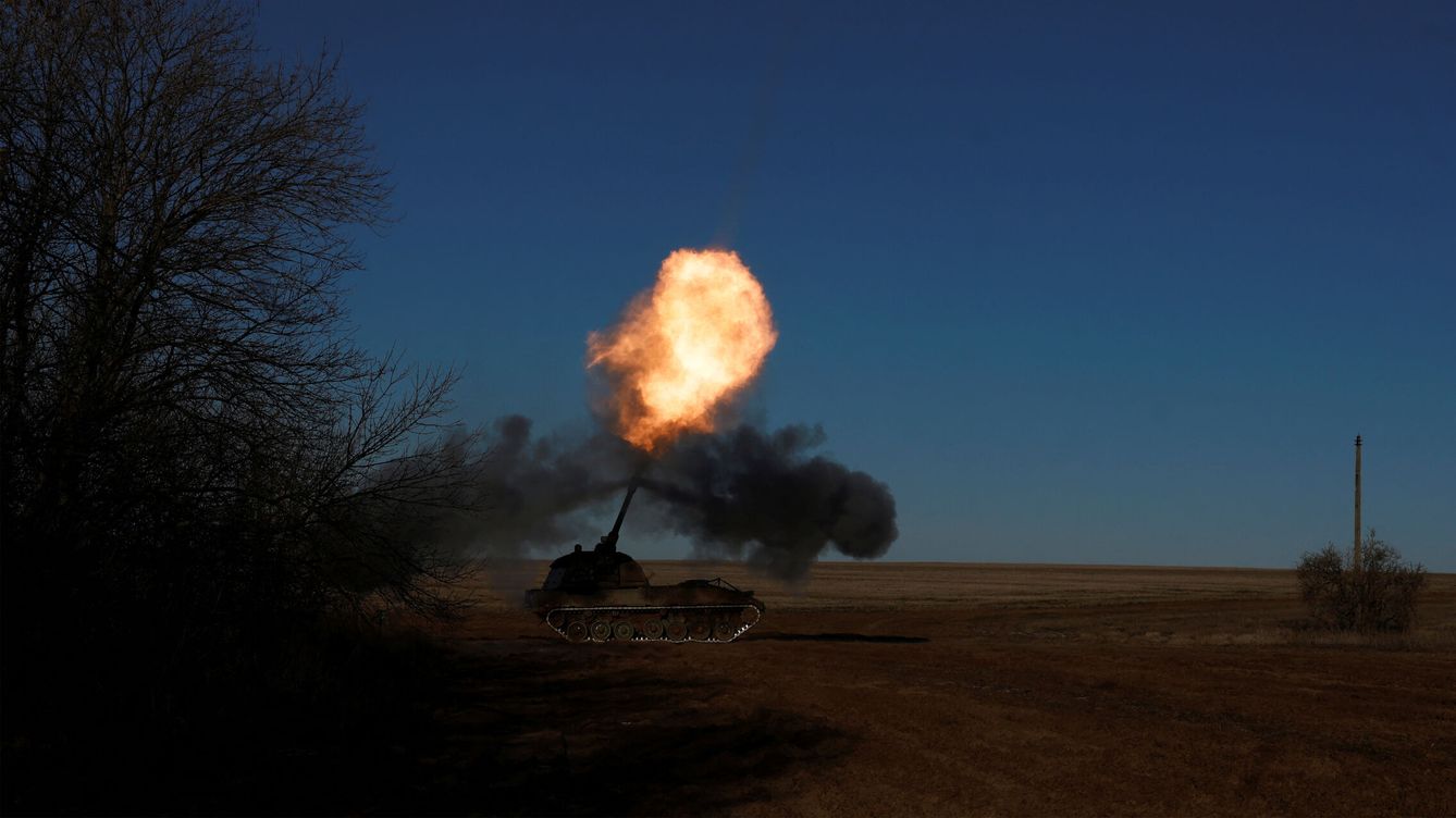 Foto: El ejército ucraniano cerca de Soledar. (Reuters/ Clodagh Kilcoyne).   