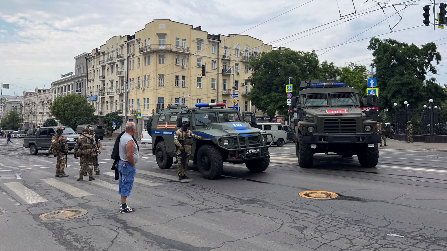 Mercenarios de Wagner en Rostov-on-Don (Reuters)