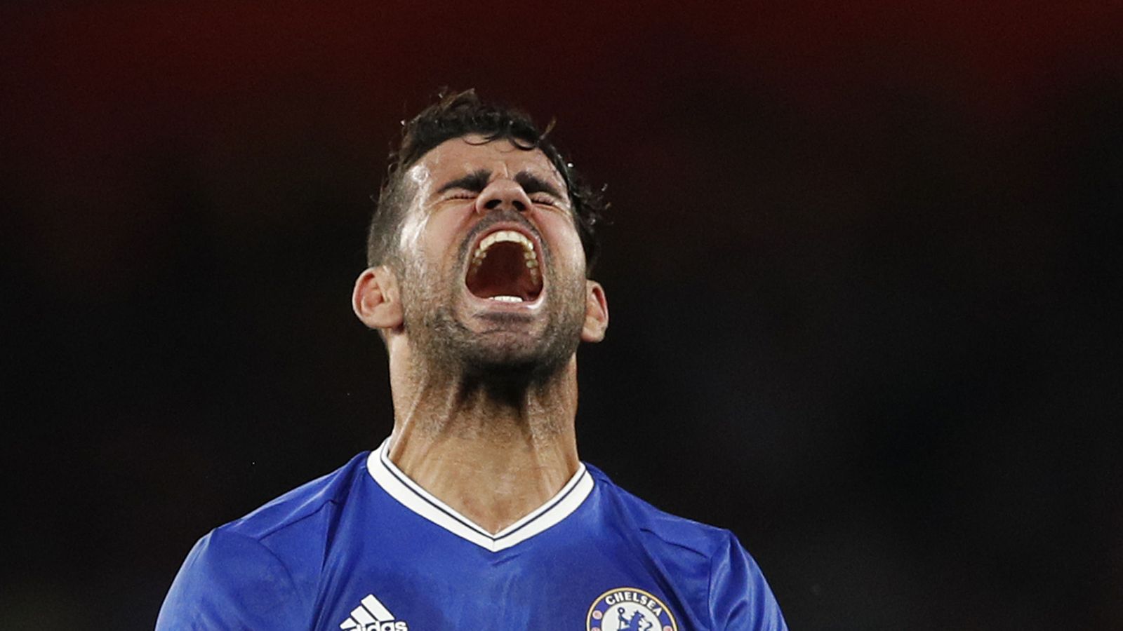 Foto: Costa, enfadado después de ser goleado por el Arsenal. (John Sibley/Reuters)