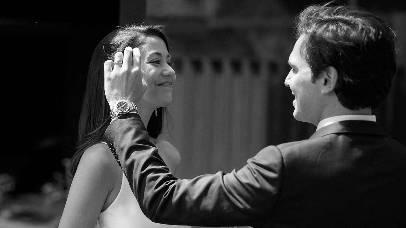 Foto: Una de las fotos de la tierna boda civil de Daniel Clará y Anne-Marie Colling. (Cortesía)