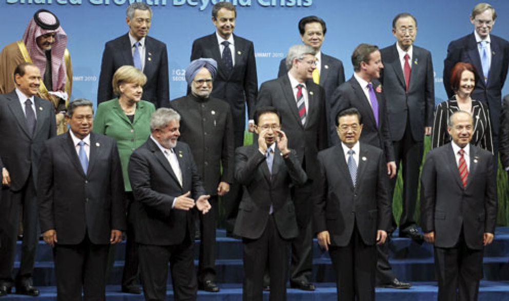 Foto: El G-20 concluye con una declaración vaga sobre la 'guerra de divisas'