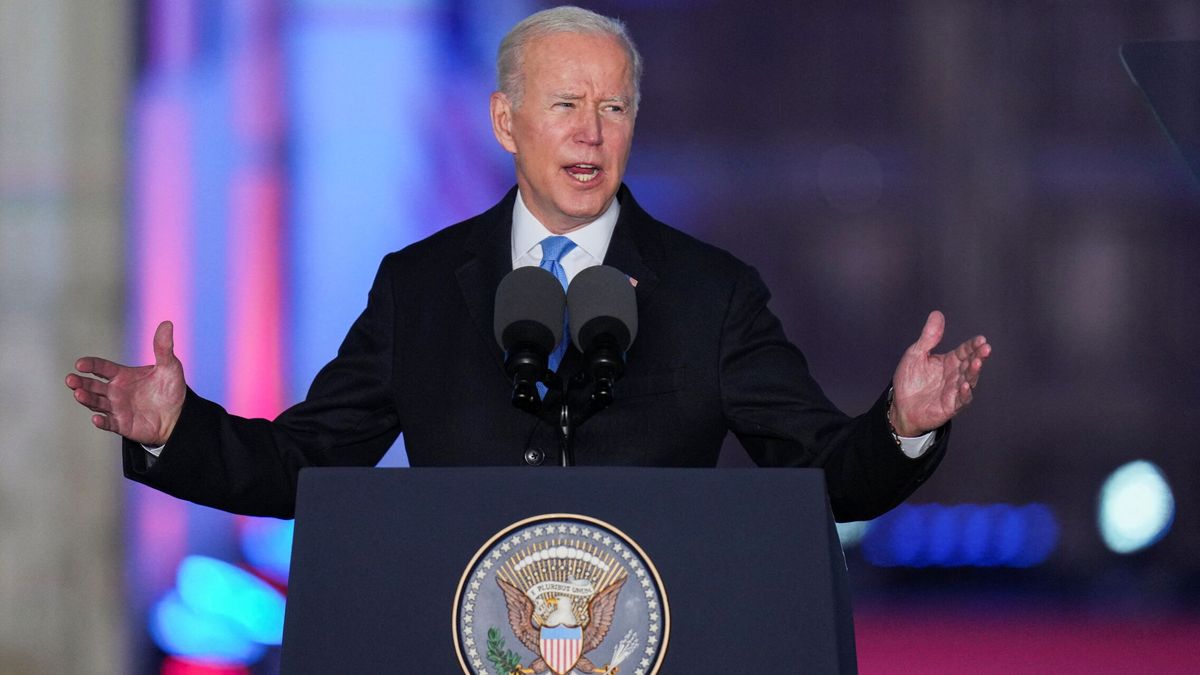Biden pide que Putin abandone el poder y reclama "valor" para la guerra a Occidente