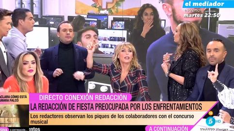 Un periodista de 'Fiesta' propone su despido en directo, tras sufrir una jugarreta