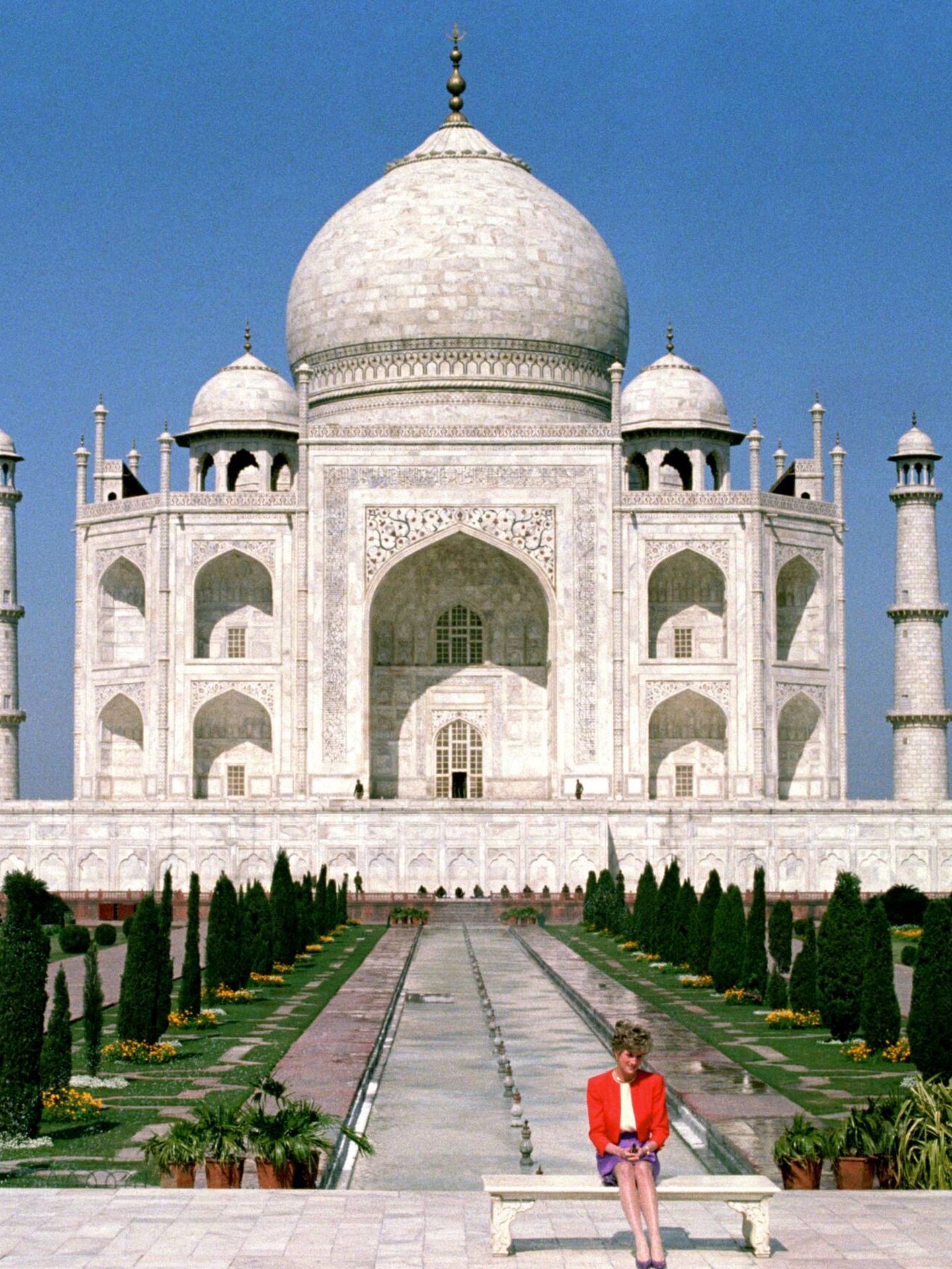 Lady Di, en el Taj Mahal.