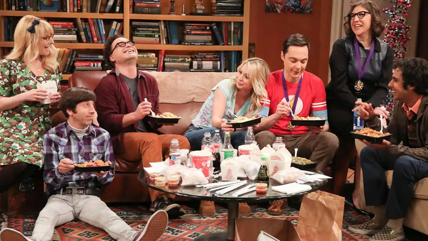 El reparto de 'The Big Bang Theory' al completo. (Antena 3)