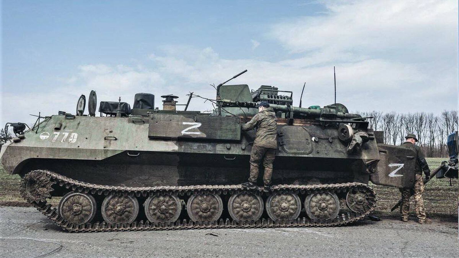 Vehículo de mando Barnaul-T para gestión de defensa antiaérea. Un vehículo muy raro capturado a los rusos. (OSINTtechnical)