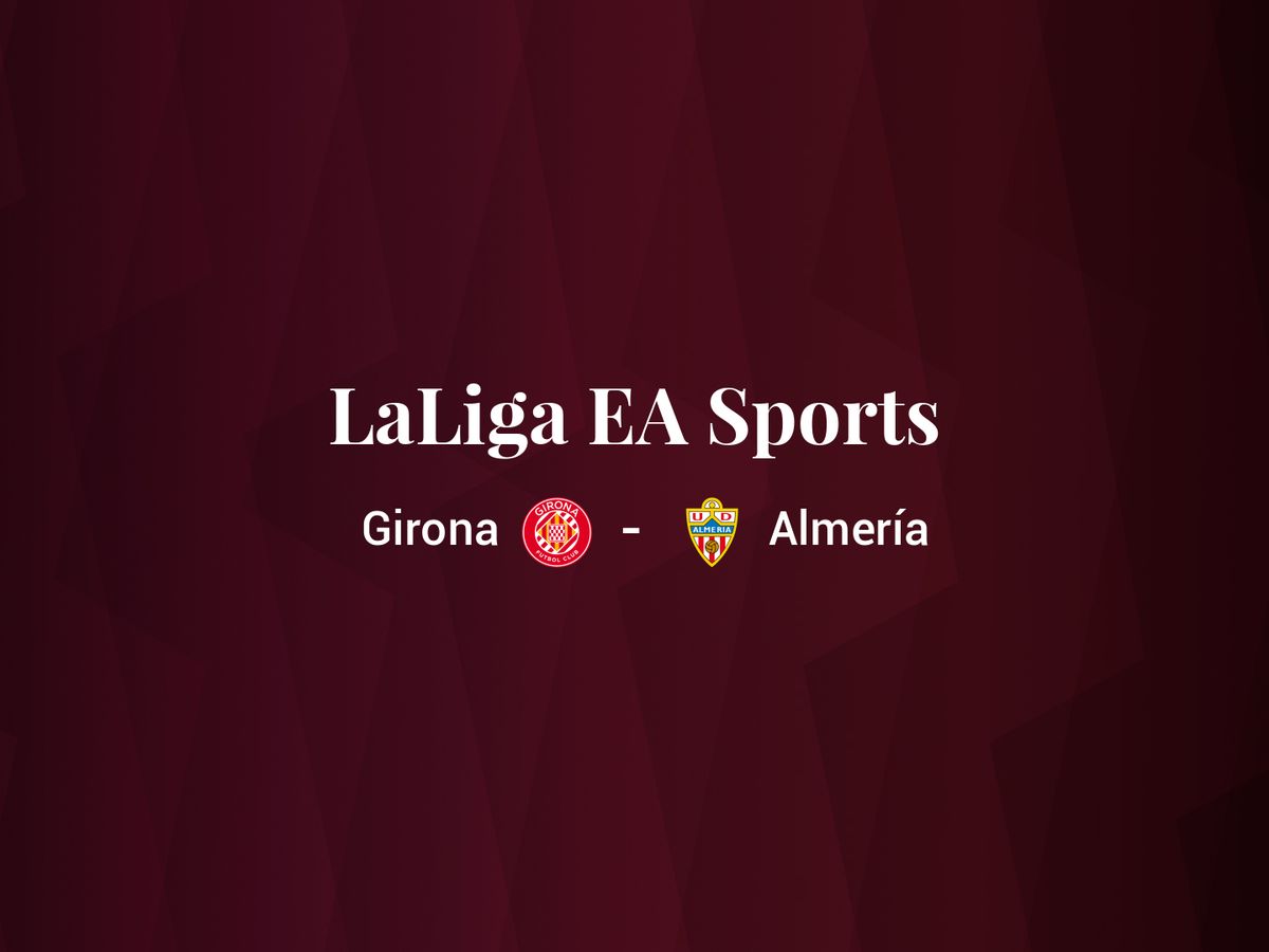 Foto: Resultados Girona - Almería de LaLiga EA Sports (C.C./Diseño EC)