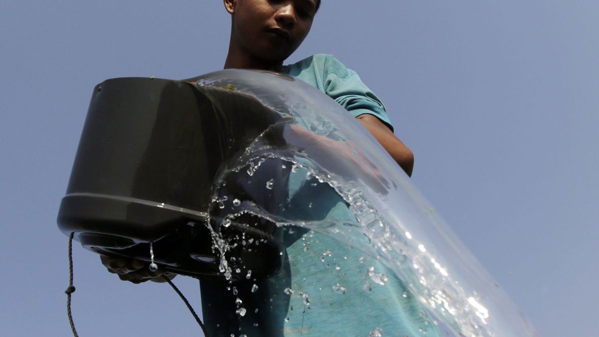 Crean un dispositivo capaz de obtener agua potable a partir del aire
