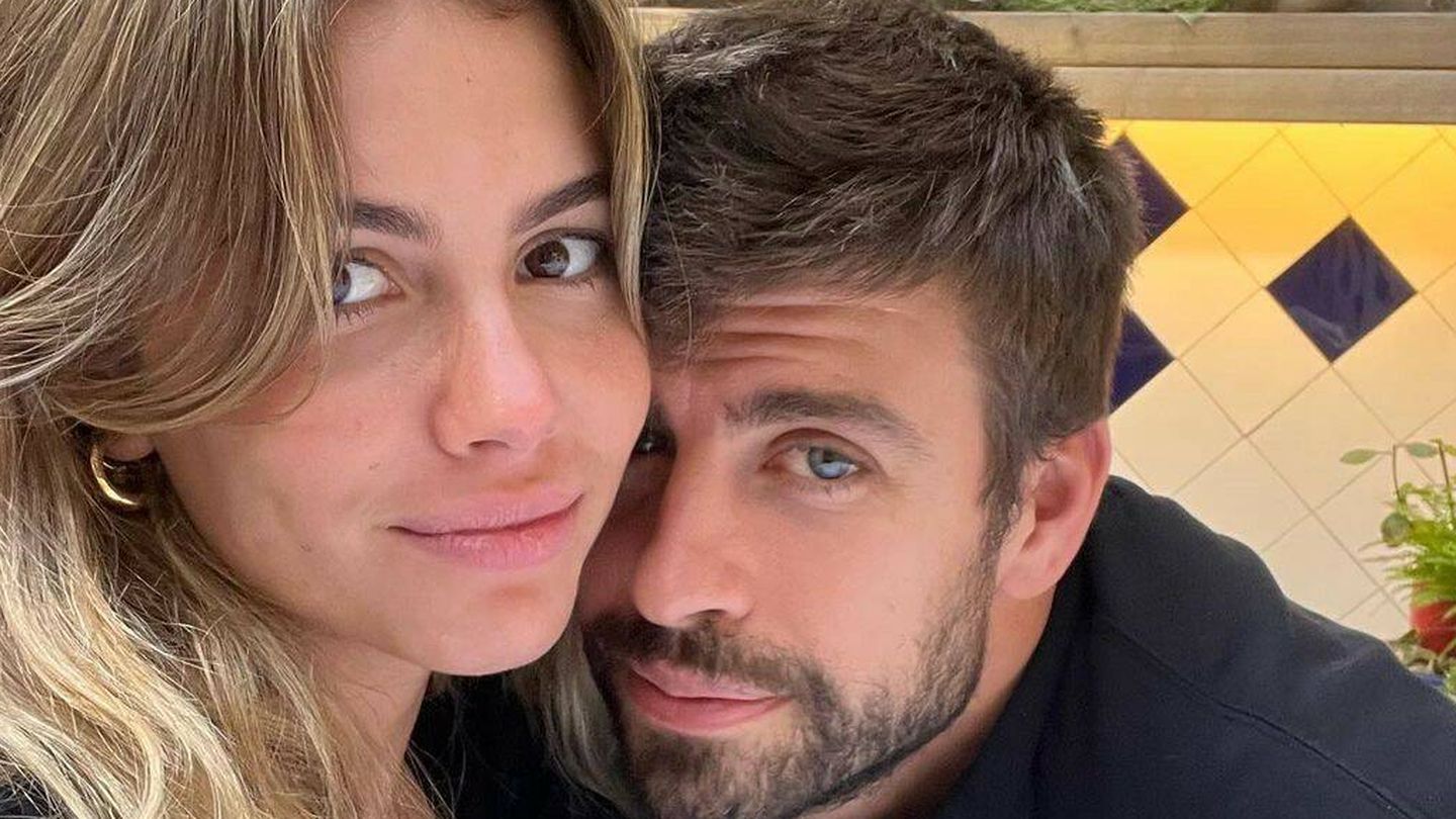 Clara Chía y Gerard Piqué, en su primera foto 'oficial'. (Instagram)