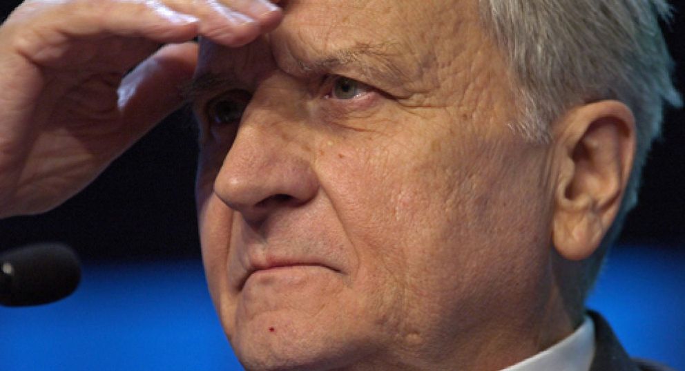 Foto: Trichet cree que la tasa a las transacciones financieras que defiende Zapatero tiene "desventajas"