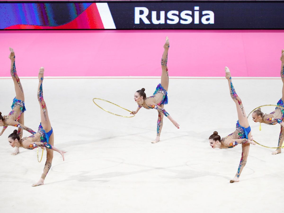 Foto: El equipo de Rusia de gimnasia rítmica, un clásico de los JJOO. (EFE)