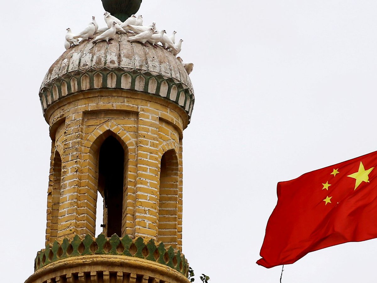 Foto: Un minarete de la antigua mezquita en la ciudad china de Kashgar. (Reuters)