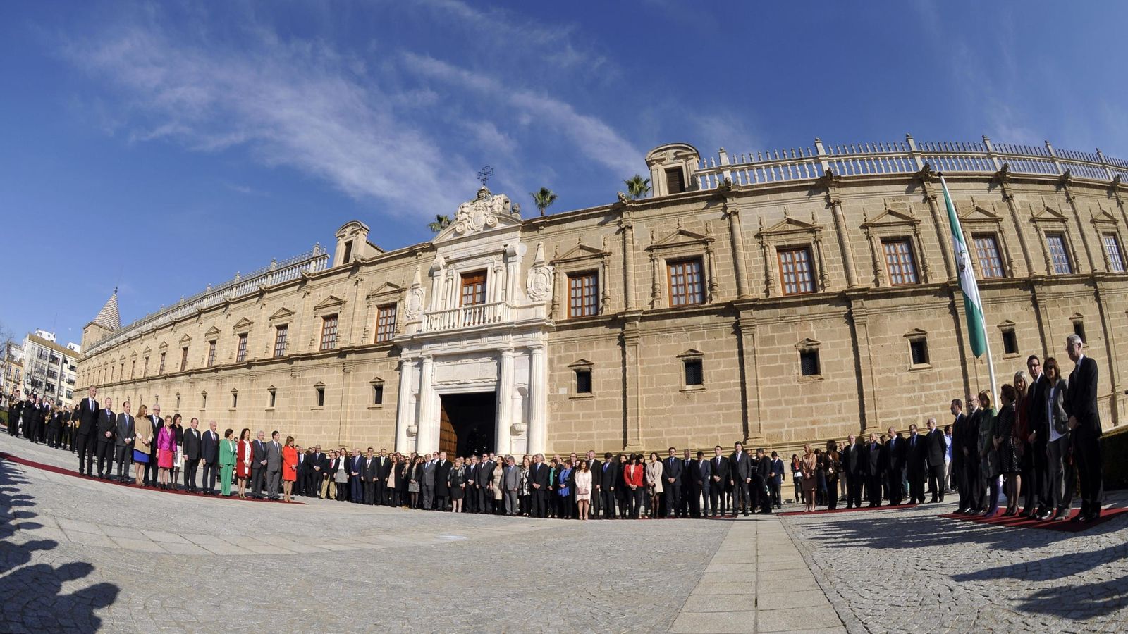 Foto: El Parlamento andaluz, en la celebración del Día de Andalucía de 2014. (EFE)